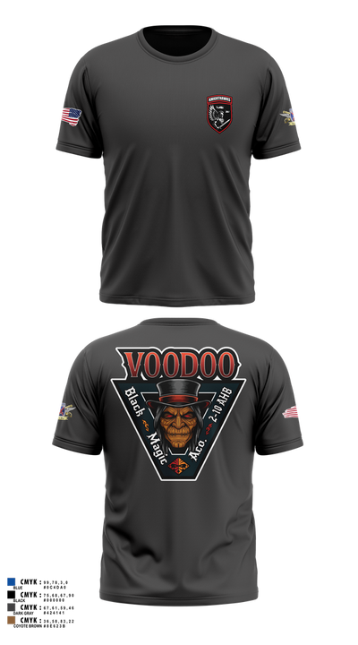 2-10 AHB Knighthawks 14380811 Short Sleeve Performance Shirt - 60