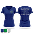 Greenwich Fire Local 1042 Women's Short Sleeve V-neck Shirt - 1