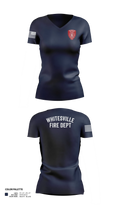 Whitesville Fire Department 44424683 Women's Short Sleeve V-neck Shirt - 30