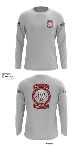 Long Sleeve Performance Shirt, FIDTN Region 2, EMS/EMT, Teamtime, Team time, sublimation, custom sports apparel, team uniforms, spirit wear, spiritwear, sports uniforms, custom shirts, team store, custom team store, fundraiser sports, apparel fundraiser