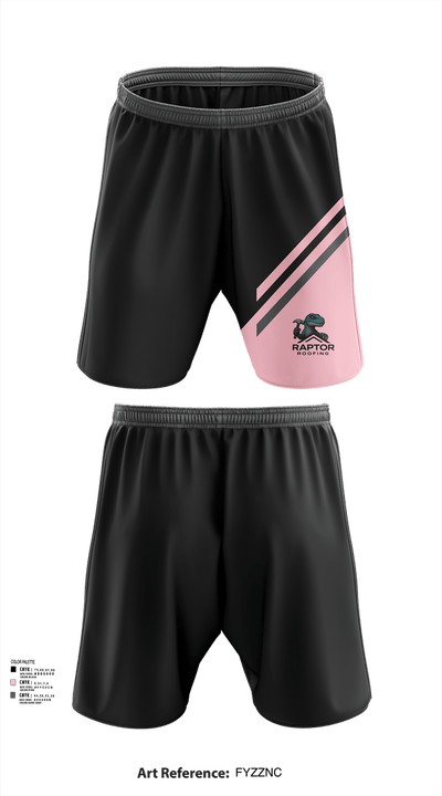 Raptor Roofing 26077645 Athletic Shorts With Pockets - 41