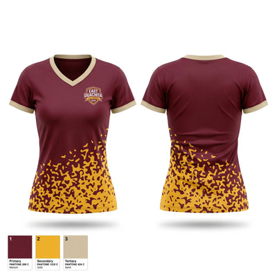East Ouachita All Stars Women's Short Sleeve V-neck Shirt - 1