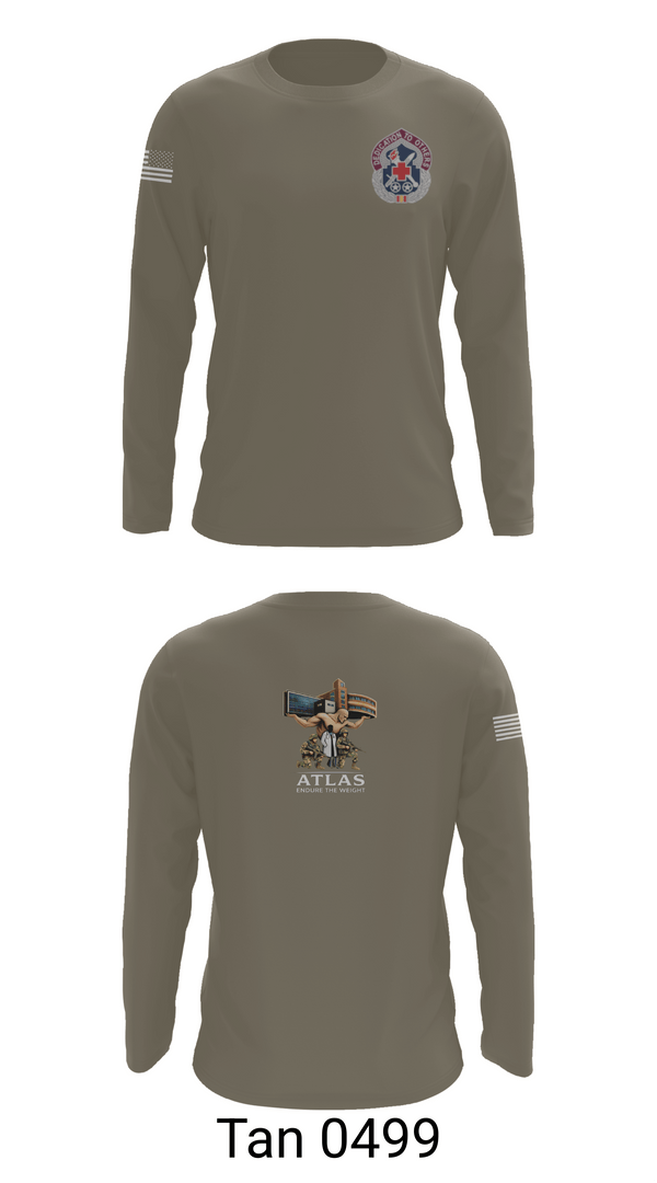 Long Sleeve Performance Shirt, Atlas Company, Army, Teamtime, Team time, sublimation, custom sports apparel, team uniforms, spirit wear, spiritwear, sports uniforms, custom shirts, team store, custom team store, fundraiser sports, apparel fundraiser