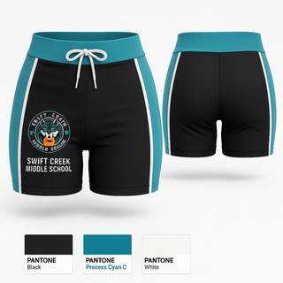 Womens Shorts, Swift Creek Middle School, Men's Basketball, Teamtime, Team time, sublimation, custom sports apparel, team uniforms, spirit wear, spiritwear, sports uniforms, custom shirts, team store, custom team store, fundraiser sports, apparel fundraiser