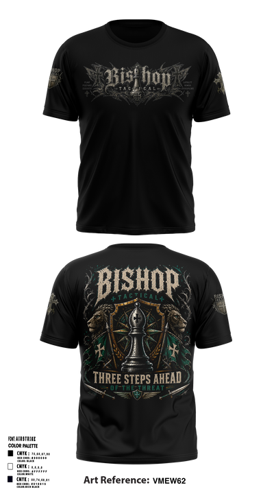 Bishop Tactical Short Sleeve Rash Guard Shirt - 4