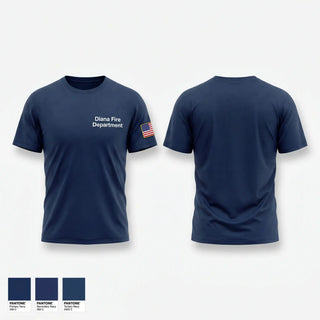 Old School Cotton Feel Shirt, Diana Fire Department, Fire Department, Teamtime, Team time, sublimation, custom sports apparel, team uniforms, spirit wear, spiritwear, sports uniforms, custom shirts, team store, custom team store, fundraiser sports, apparel fundraiser