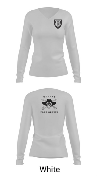 Womens Long Sleeve Vneck Shirt, Brooklyn Tech, Wrestling, Teamtime, Team time, sublimation, custom sports apparel, team uniforms, spirit wear, spiritwear, sports uniforms, custom shirts, team store, custom team store, fundraiser sports, apparel fundraiser