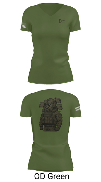 Deployment & Distribution Flight 11533271 Women's Short Sleeve V-neck Shirt - 48
