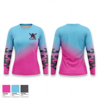 Long Sleeve Performance Shirt, Dugout divas, Softball, Teamtime, Team time, sublimation, custom sports apparel, team uniforms, spirit wear, spiritwear, sports uniforms, custom shirts, team store, custom team store, fundraiser sports, apparel fundraiser