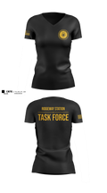 Ridgeway Station Task Force 58877881 Women's Short Sleeve V-neck Shirt - 7