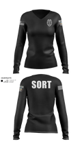 SORT 51609310 Women's Long Sleeve V-neck Shirt - 21