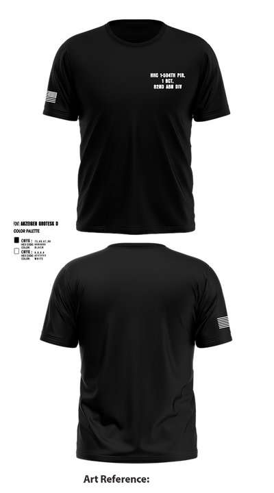 HHC 1-504TH PIR, 1 BCT, 82ND ABN DIV 37932169 Short Sleeve Performance Shirt - 1