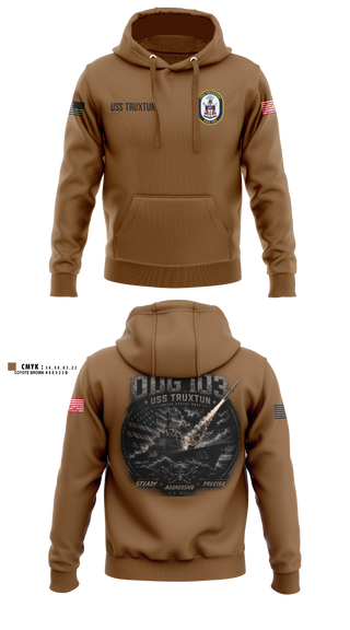 Hoodie, USS Truxtun DDG 103, Navy, Teamtime, Team time, sublimation, custom sports apparel, team uniforms, spirit wear, spiritwear, sports uniforms, custom shirts, team store, custom team store, fundraiser sports, apparel fundraiser