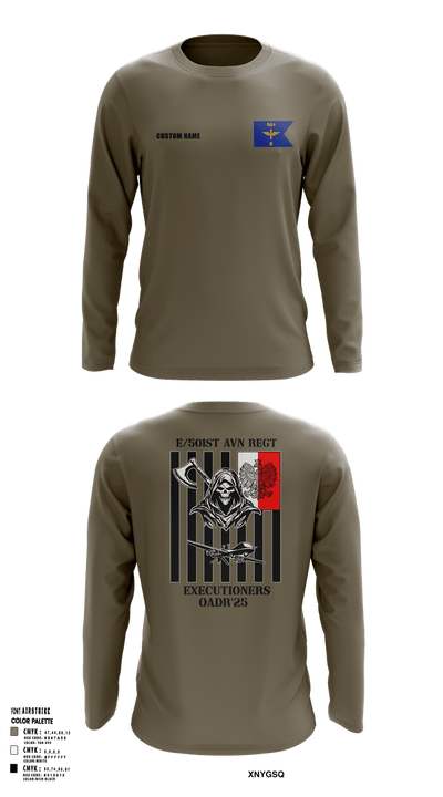 E 501st 1AD, CAB AVMX 23374839 Long Sleeve Performance Shirt - 4