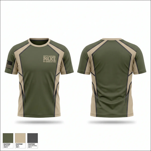 Short Sleeve Performance Shirt, South Carolina Police K9 Association, Police, Teamtime, Team time, sublimation, custom sports apparel, team uniforms, spirit wear, spiritwear, sports uniforms, custom shirts, team store, custom team store, fundraiser sports, apparel fundraiser