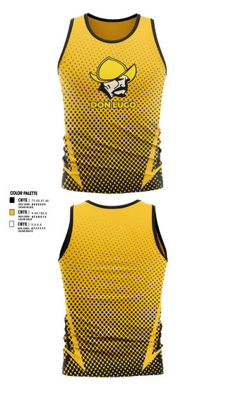 Tank Top, Don Lugo, Track & Field, Teamtime, Team time, sublimation, custom sports apparel, team uniforms, spirit wear, spiritwear, sports uniforms, custom shirts, team store, custom team store, fundraiser sports, apparel fundraiser