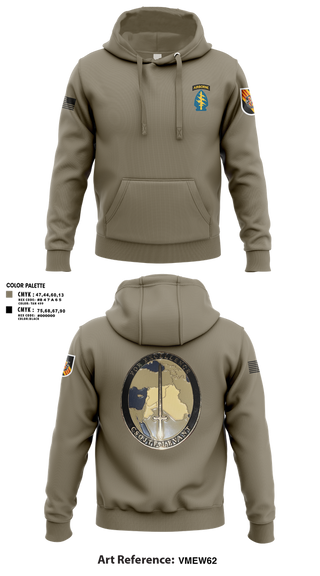 Hoodie, 5th Special Forces Group, , Teamtime, Team time, sublimation, custom sports apparel, team uniforms, spirit wear, spiritwear, sports uniforms, custom shirts, team store, custom team store, fundraiser sports, apparel fundraiser