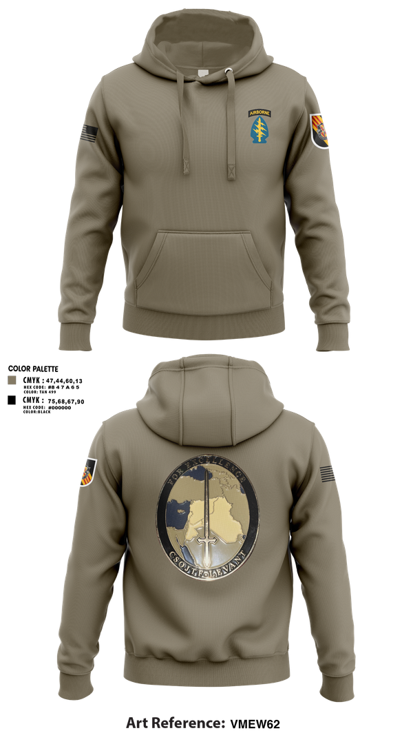Hoodie, 5th Special Forces Group, , Teamtime, Team time, sublimation, custom sports apparel, team uniforms, spirit wear, spiritwear, sports uniforms, custom shirts, team store, custom team store, fundraiser sports, apparel fundraiser