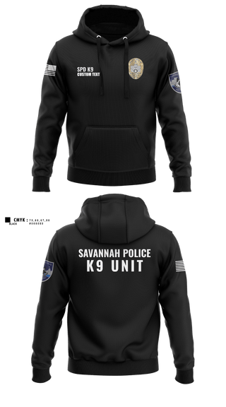 Hoodie, SPD K9, Police, Teamtime, Team time, sublimation, custom sports apparel, team uniforms, spirit wear, spiritwear, sports uniforms, custom shirts, team store, custom team store, fundraiser sports, apparel fundraiser