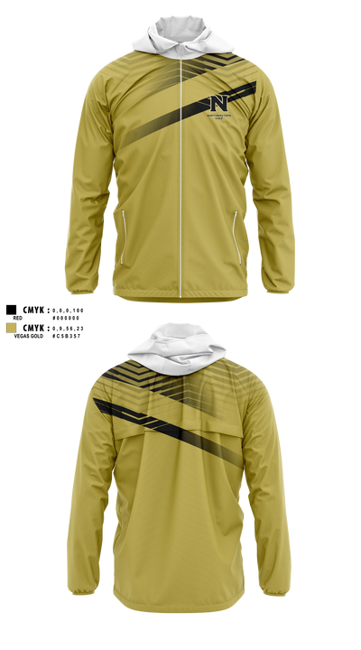 Northeastern Junior College Golf Team 21471243 Windbreaker - 101