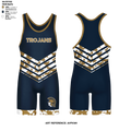 Antonito Trojans Wrestling Singlet - 7