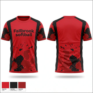 Short Sleeve Performance Shirt, Fallbrook softball, Softball, Teamtime, Team time, sublimation, custom sports apparel, team uniforms, spirit wear, spiritwear, sports uniforms, custom shirts, team store, custom team store, fundraiser sports, apparel fundraiser