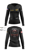 Northcross Recruiting Station Women's Long Sleeve V-neck Shirt - 13