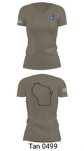 Waukesha recruiting station 70828393 Women's Short Sleeve V-neck Shirt - 68