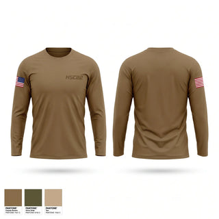 Long Sleeve Performance Shirt, HSC-22, Navy, Teamtime, Team time, sublimation, custom sports apparel, team uniforms, spirit wear, spiritwear, sports uniforms, custom shirts, team store, custom team store, fundraiser sports, apparel fundraiser