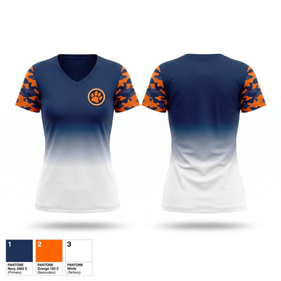 North Stafford Women's Short Sleeve V-neck Shirt - 1