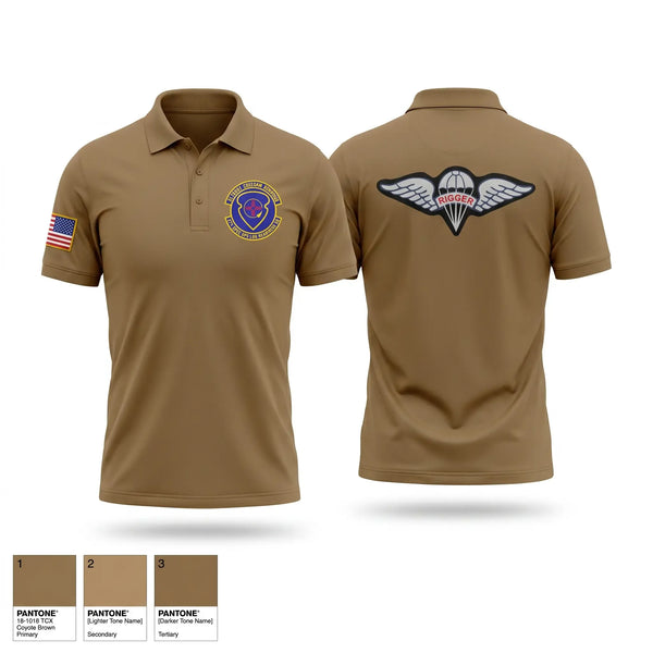 Short Sleeve Performance Polo, 27th Special Operations Logistics Readiness Squadron, Air Force, Teamtime, Team time, sublimation, custom sports apparel, team uniforms, spirit wear, spiritwear, sports uniforms, custom shirts, team store, custom team store, fundraiser sports, apparel fundraiser
