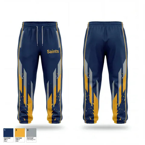 Sweatpants, Saints, Women's Lacrosse, Teamtime, Team time, sublimation, custom sports apparel, team uniforms, spirit wear, spiritwear, sports uniforms, custom shirts, team store, custom team store, fundraiser sports, apparel fundraiser