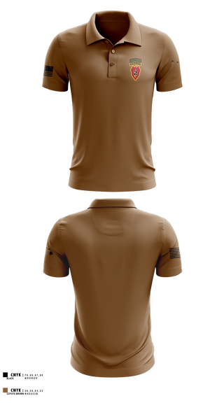 Short Sleeve Performance Polo, H2F, 2nd Mobile Brigade, 25th Infantry Division, Army, Teamtime, Team time, sublimation, custom sports apparel, team uniforms, spirit wear, spiritwear, sports uniforms, custom shirts, team store, custom team store, fundraiser sports, apparel fundraiser