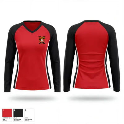 Region 1398 Arsenal 92896117 Women's Long Sleeve V-neck Shirt - 2