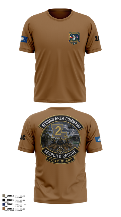 2nd area command 59908555 Soft Poly Tee Cotton Like Feel - 22