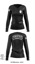 Zodiac 61144818 Women's Long Sleeve V-neck Shirt - 103