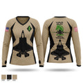 VMFA-121 Women's Long Sleeve V-neck Shirt - 1