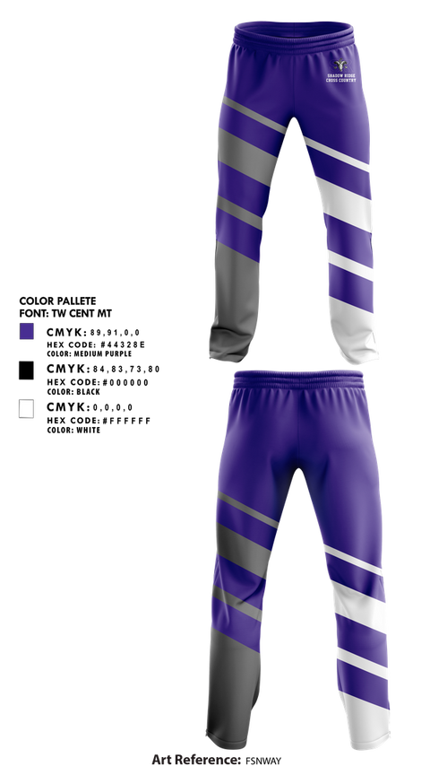 Sweatpants, Shadow Ridge, Cross Country, Teamtime, Team time, sublimation, custom sports apparel, team uniforms, spirit wear, spiritwear, sports uniforms, custom shirts, team store, custom team store, fundraiser sports, apparel fundraiser