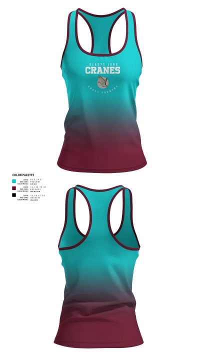 Gladys Jung Cranes Cross Country 72392172 Women's Track Singlet - 21