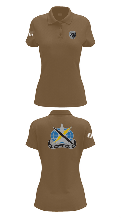 743rd MI BN 75372037 Women's Short Sleeve Performance Polo  - 15