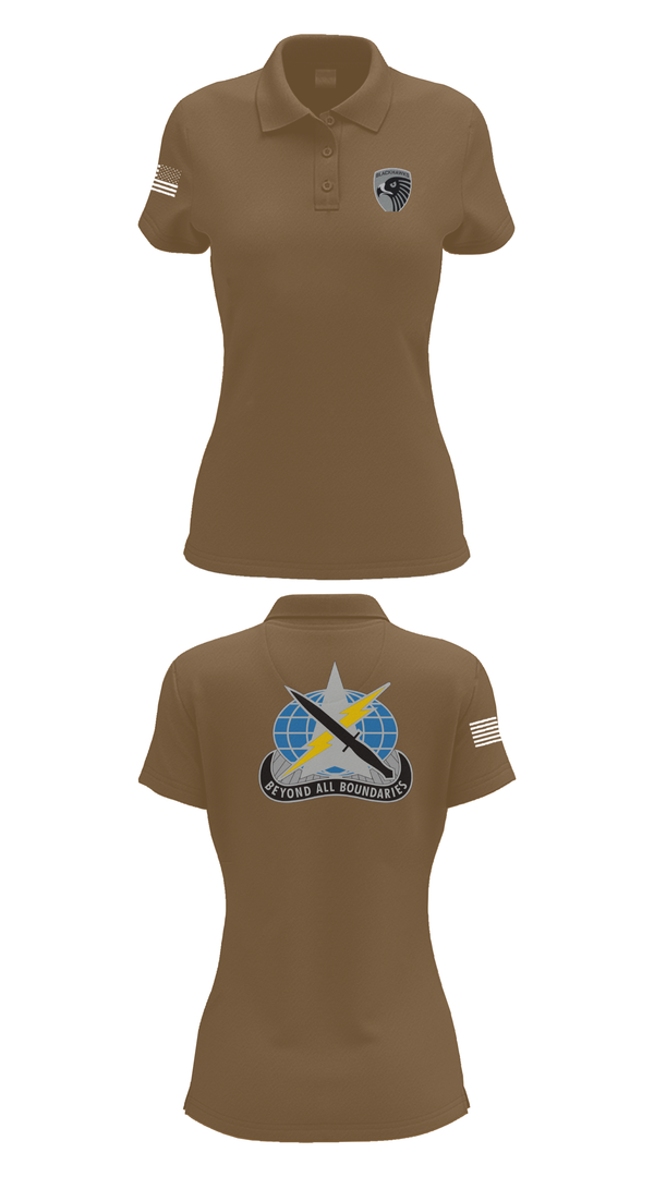 Womens Short Sleeve Performance Polo, 743rd MI BN, , Teamtime, Team time, sublimation, custom sports apparel, team uniforms, spirit wear, spiritwear, sports uniforms, custom shirts, team store, custom team store, fundraiser sports, apparel fundraiser
