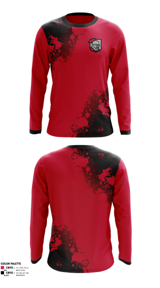 Long Sleeve Performance Shirt, BAC Men's Soccer, Men's Soccer, Teamtime, Team time, sublimation, custom sports apparel, team uniforms, spirit wear, spiritwear, sports uniforms, custom shirts, team store, custom team store, fundraiser sports, apparel fundraiser