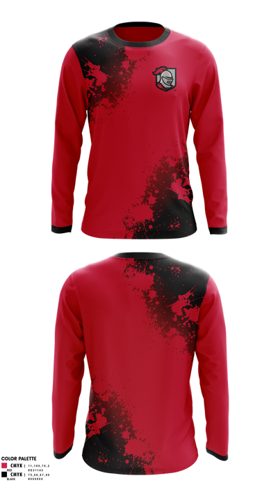 BAC Men's Soccer 24039719 Long Sleeve Performance Shirt 1