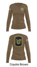 C.C.S.O. CERT 25474985 Women's Long Sleeve V-neck Shirt - 16