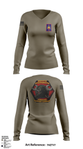 204thFSC 28842654 Women's Long Sleeve V-neck Shirt - 2