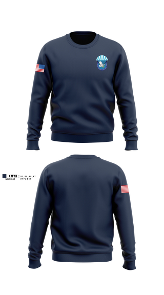 Crew Neck Sweatshirt, Wings of Blue, Air Force, Teamtime, Team time, sublimation, custom sports apparel, team uniforms, spirit wear, spiritwear, sports uniforms, custom shirts, team store, custom team store, fundraiser sports, apparel fundraiser