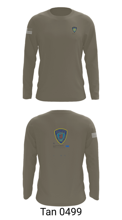 Port Authority Police 67694439 Long Sleeve Performance Shirt 63