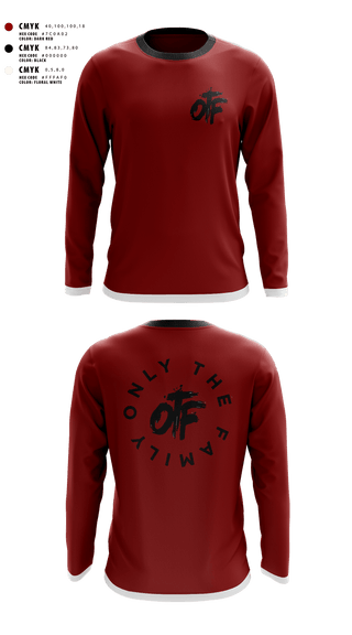 Long Sleeve Performance Shirt, OTF Elite, Men's Basketball, Teamtime, Team time, sublimation, custom sports apparel, team uniforms, spirit wear, spiritwear, sports uniforms, custom shirts, team store, custom team store, fundraiser sports, apparel fundraiser