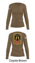 57th ESB 30195077 Women's Long Sleeve V-neck Shirt - 17