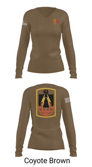 Womens Long Sleeve Vneck Shirt, 57th ESB, , Teamtime, Team time, sublimation, custom sports apparel, team uniforms, spirit wear, spiritwear, sports uniforms, custom shirts, team store, custom team store, fundraiser sports, apparel fundraiser